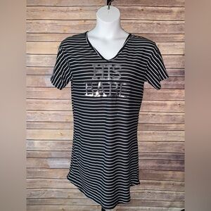 Love 2 Sleep “His Babe”  embellished sleep Top - Size XL